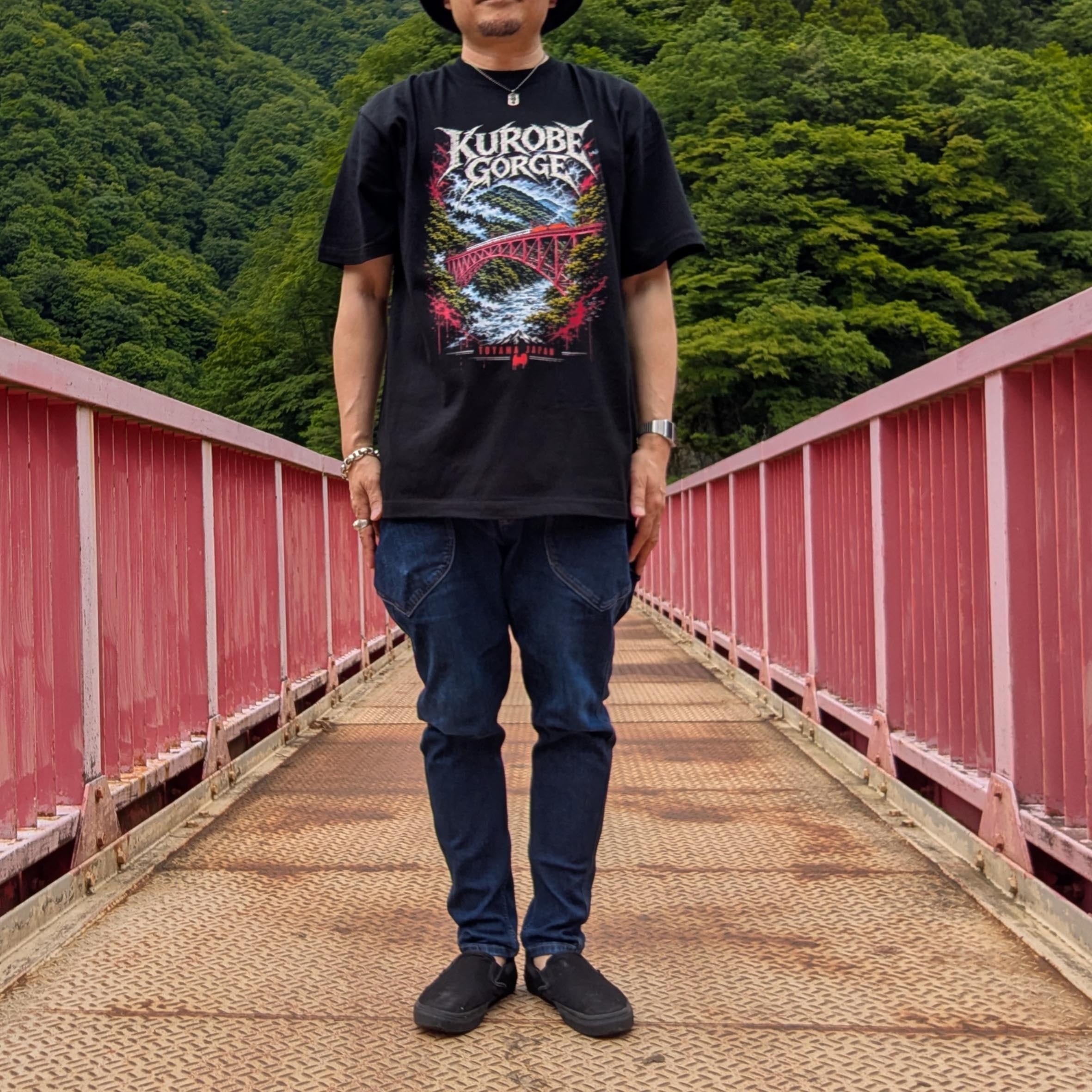 【黒部市】黒部峡谷Tシャツ【ヘビーメタル】