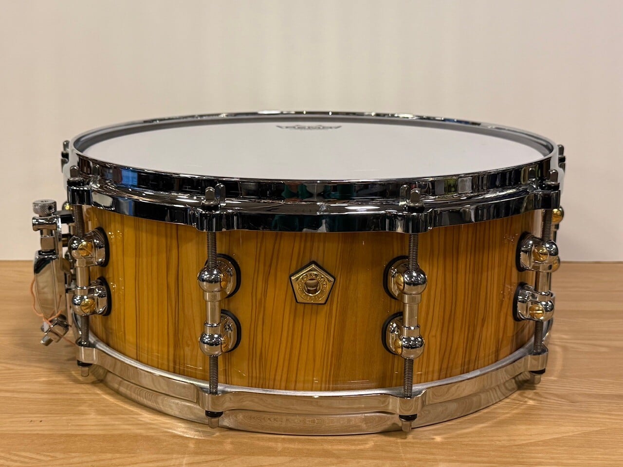 美品USED] Pearl OL1455S/C OLIVE TREE SNARE14×5.5 | DRUM SHOP ACT