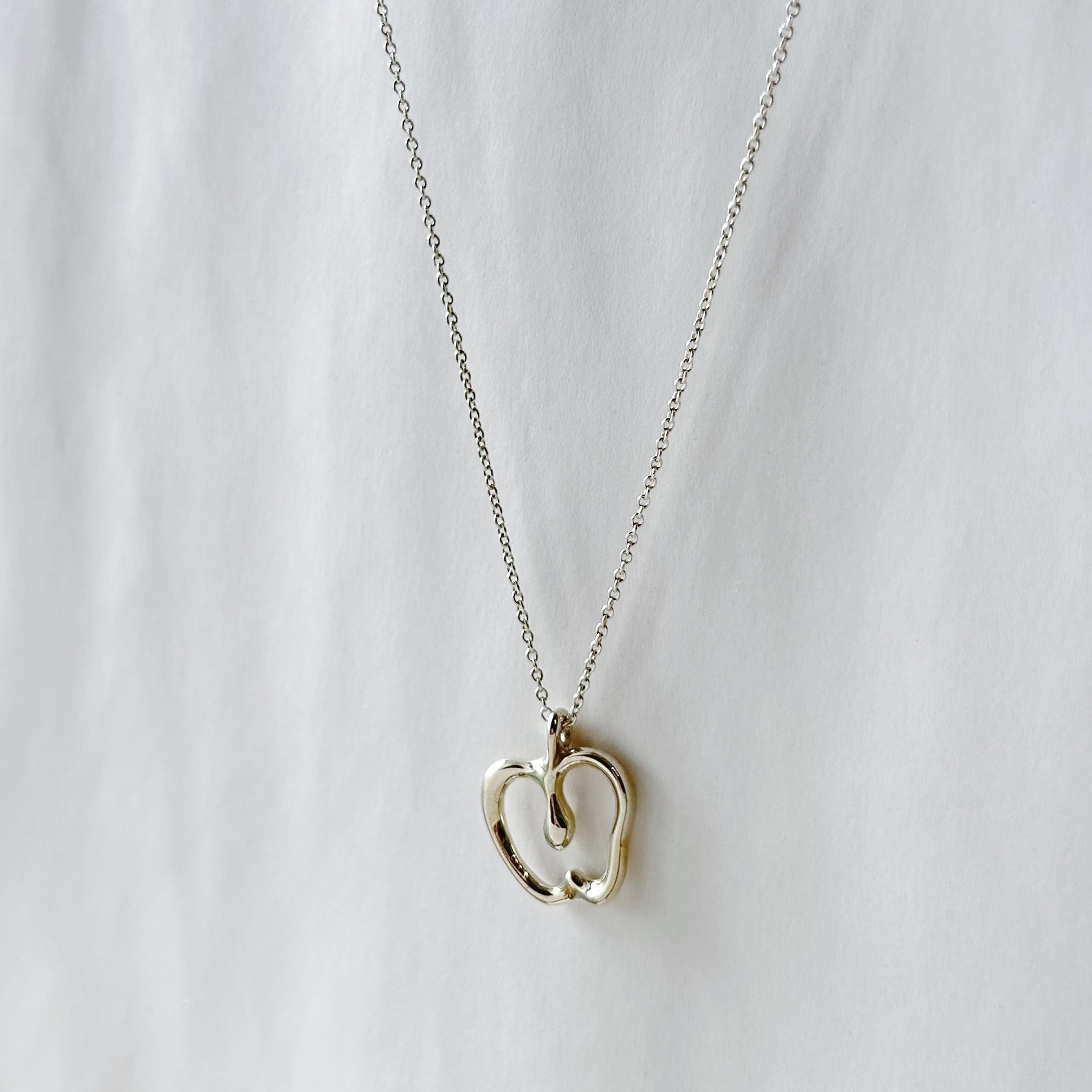 T7031】Tiffany&Co. apple necklace/silver925/ティファニー