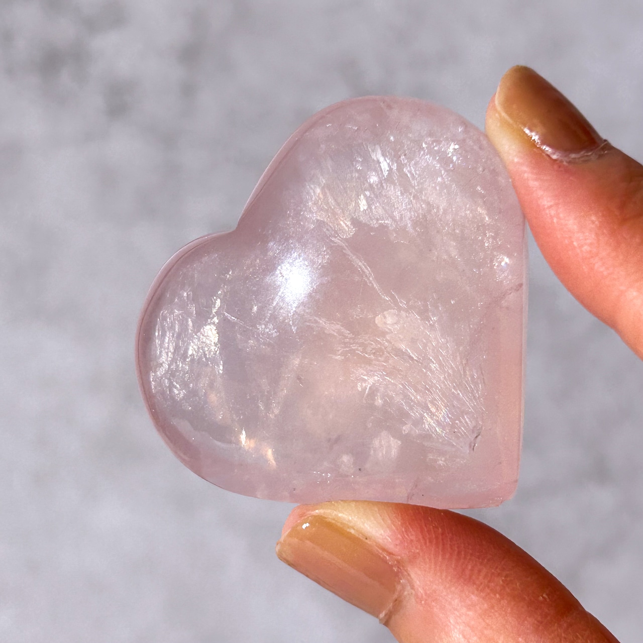 ローズクォーツ ハート * Rose quartz * 天然石