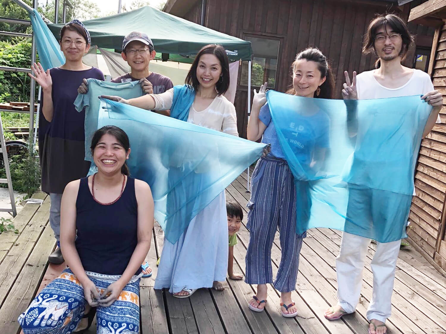 藍の生葉染め体験《 9月27日開催》 | 里山Joy！