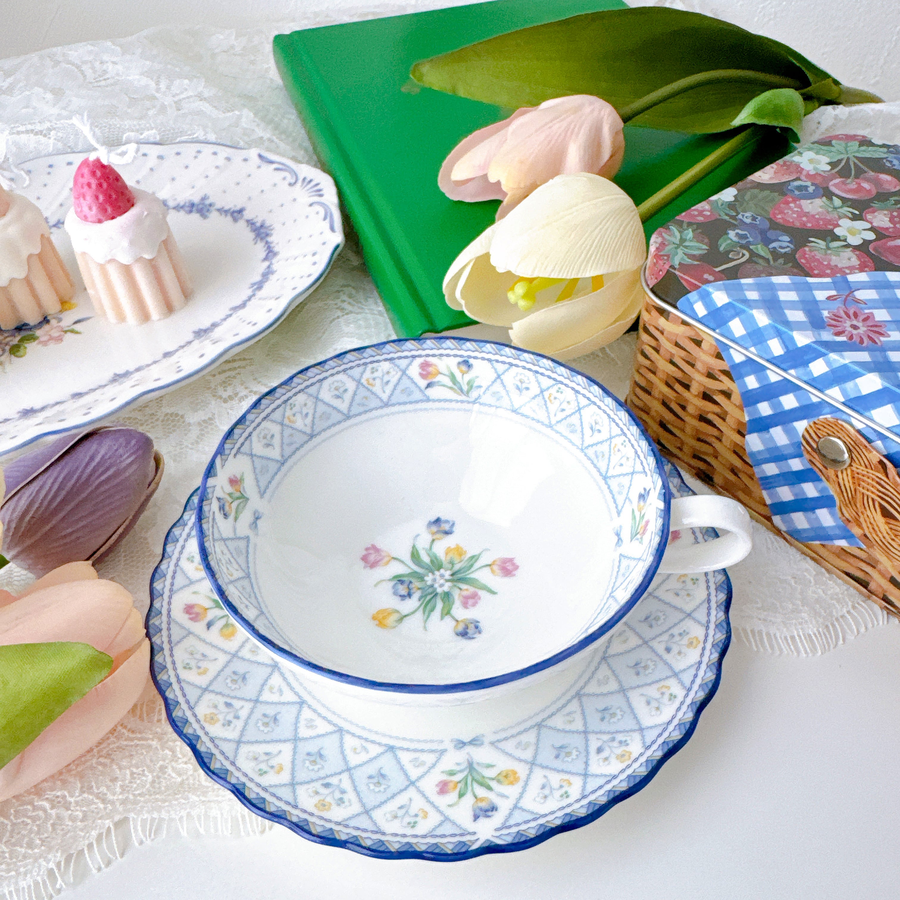 ノリタケ　ボーンチャイナ　フレバリティシリーズ　オランジェリー vintage】Noritake ORANGERIE ノリタケ オランジュリー ティーカップ