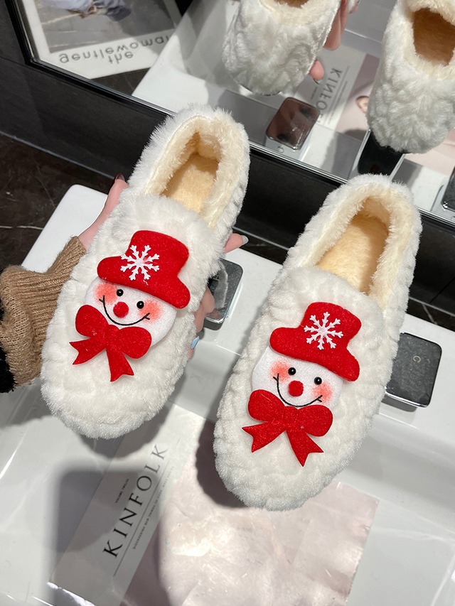 レディースレッドカジュアル 靴 シューズ 大人ガーリー スウィート キュート ふわふわ ウィンター 冬物 部族の婦人靴95985403049