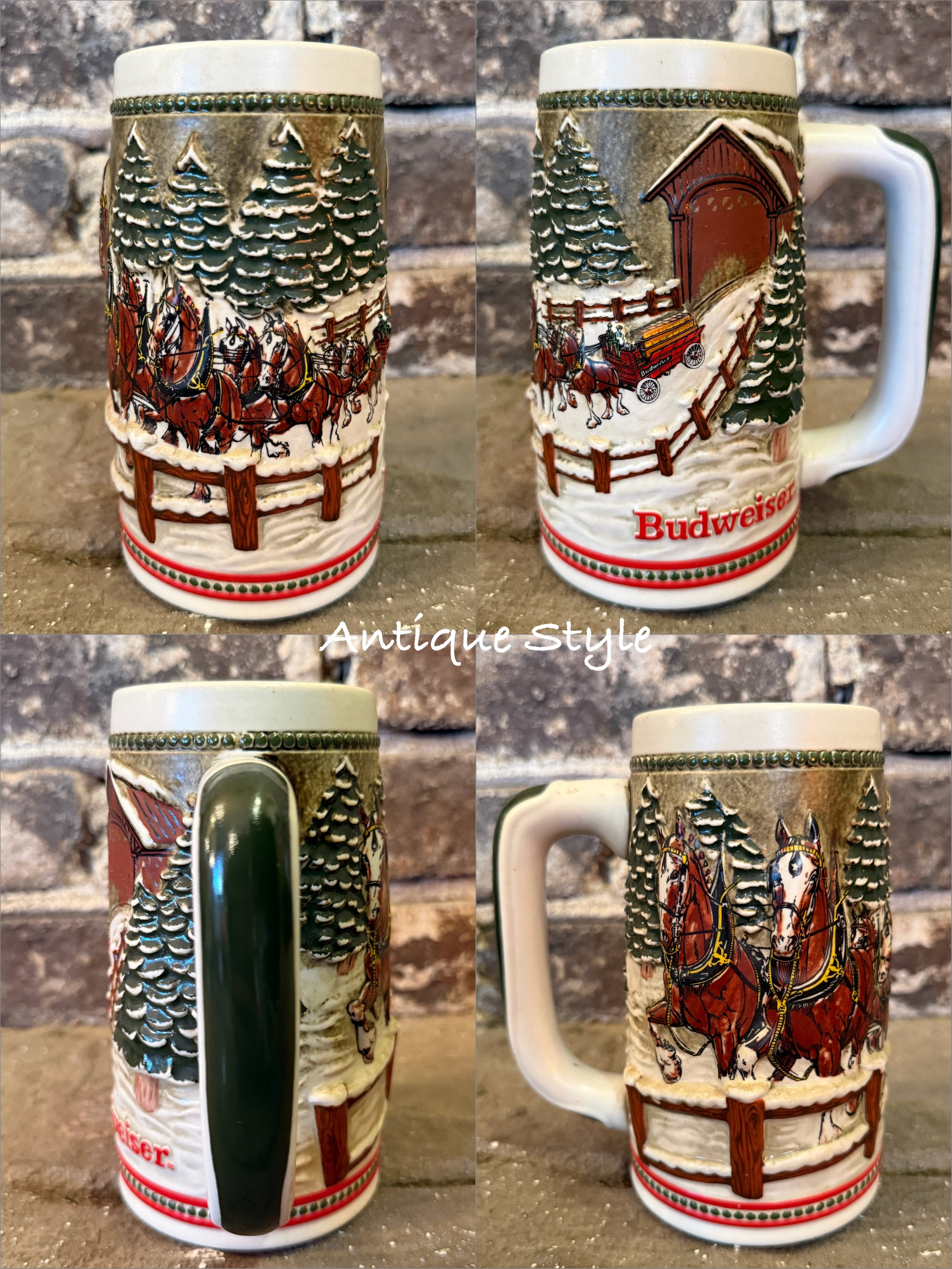 1984s ヴィンテージ Budweiser バドワイザー ビールジョッキ