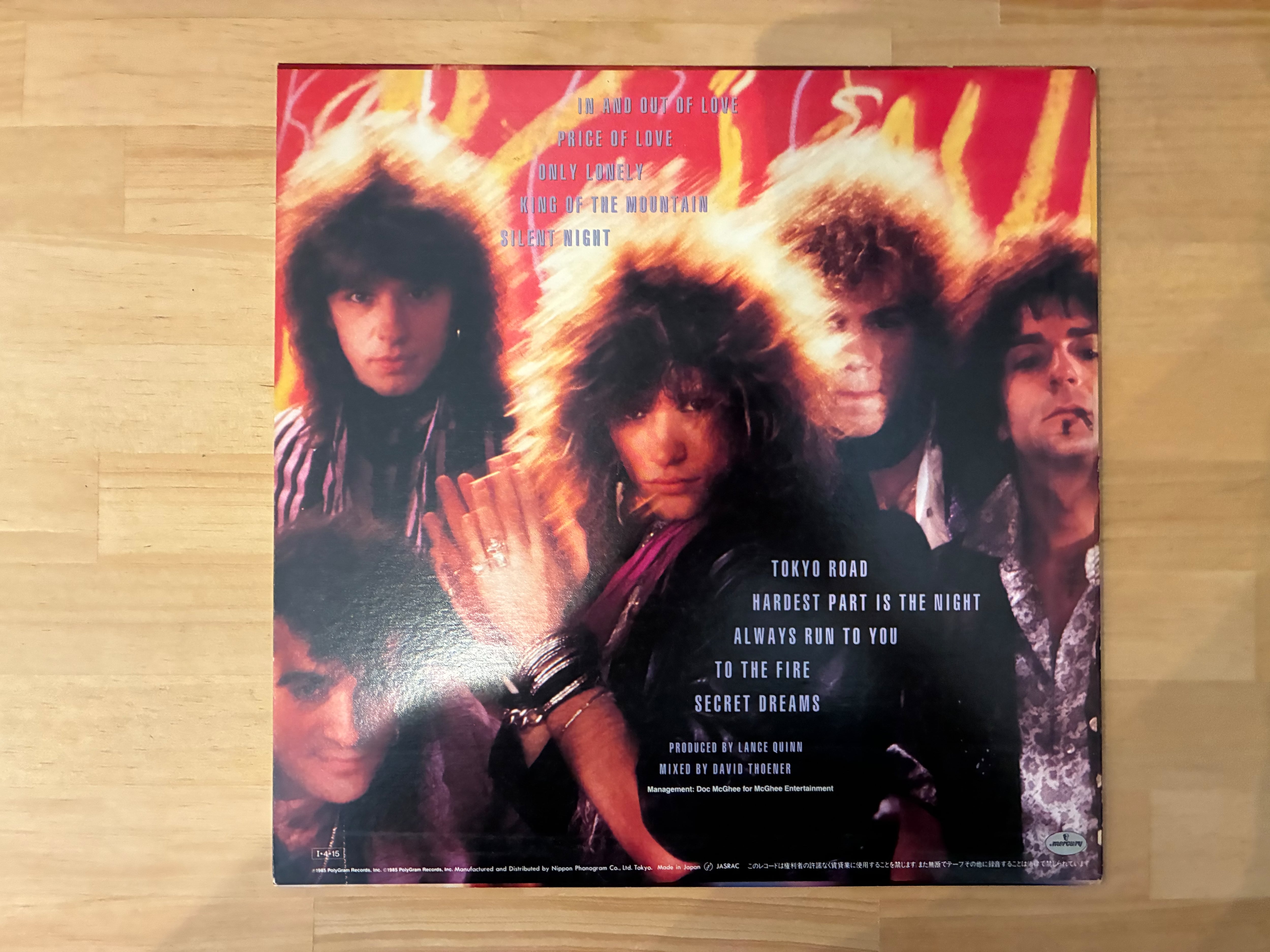 BON JOVI / 7800° FAHRENHEIT | sixteen records (シックスティーン
