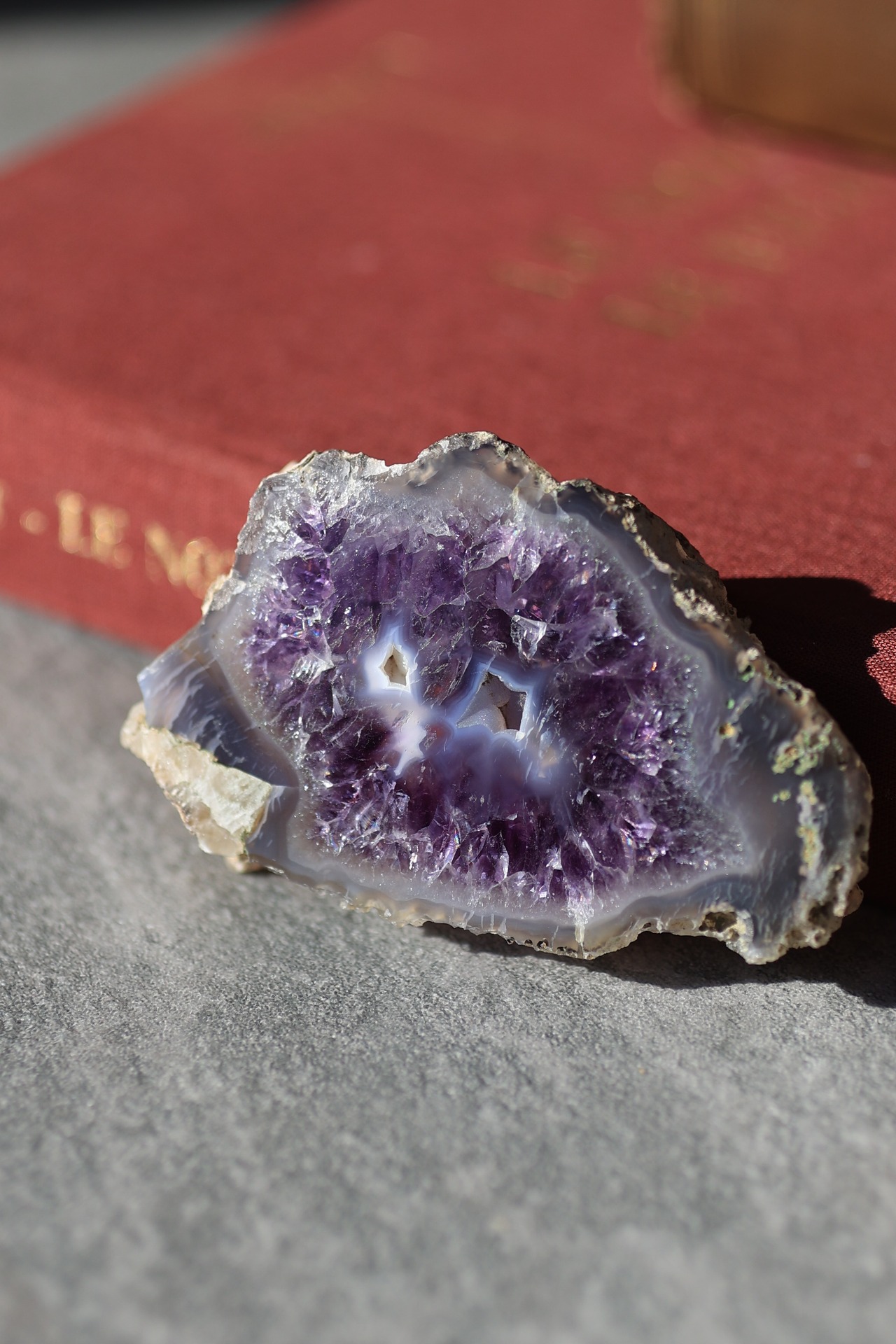 アメジスト スライスプレート ｜Amethyst Slice｜ 天然石・鉱物・パワーストーン | st00402