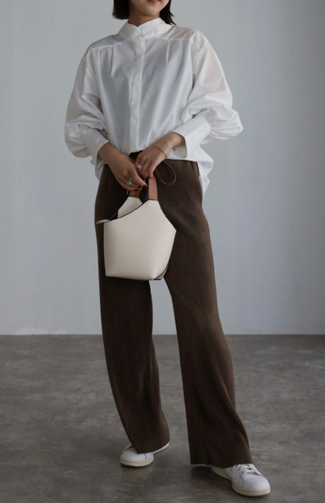 ドロストプリーツパンツ