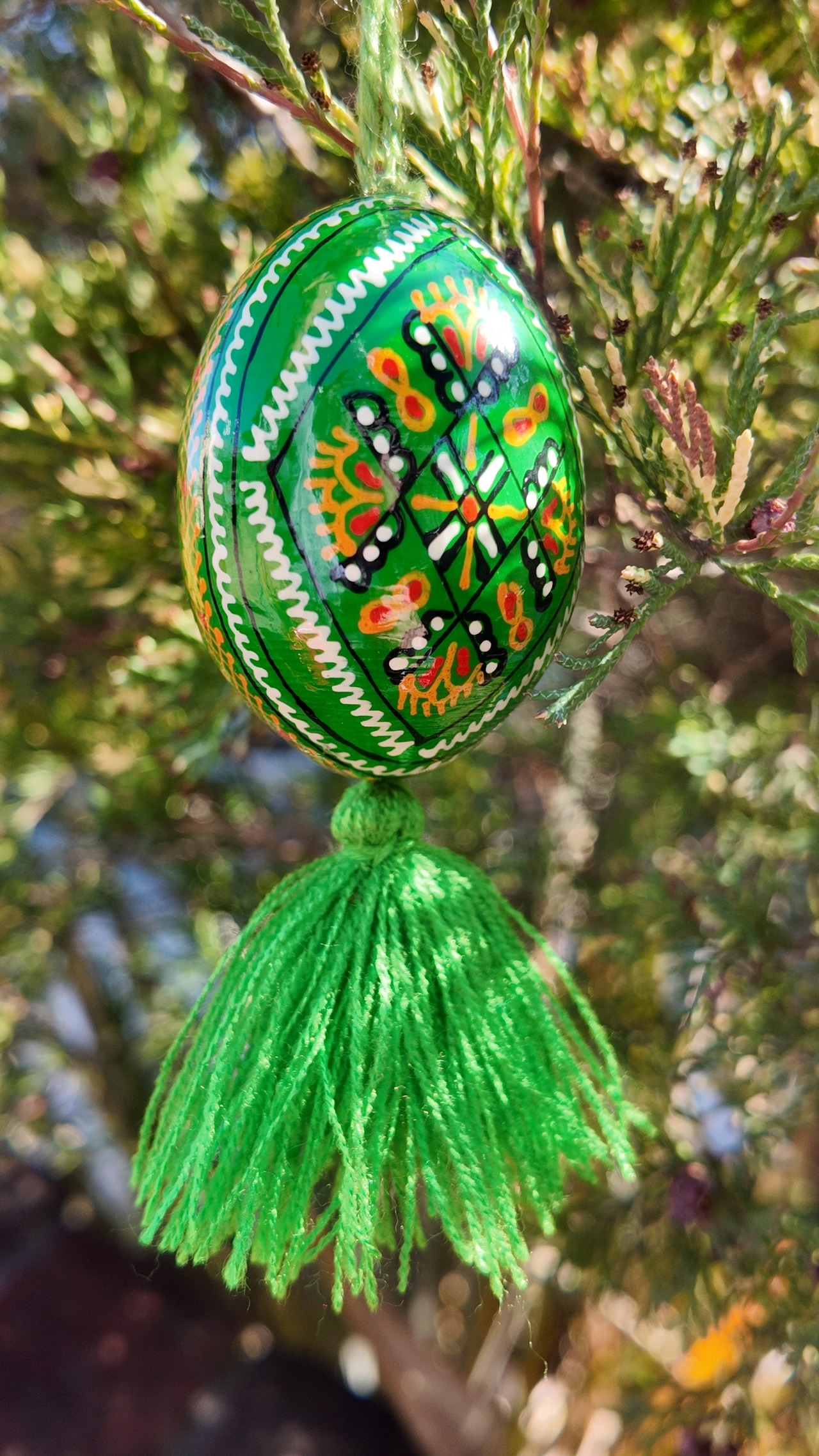 装飾用木製プィサンカ現代的なフツル様式（イースターエッグ）　 - 2