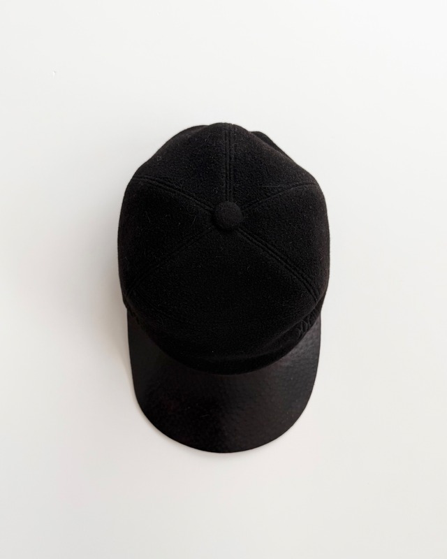 1990s HERMES MOTSCH LEATHER CAP