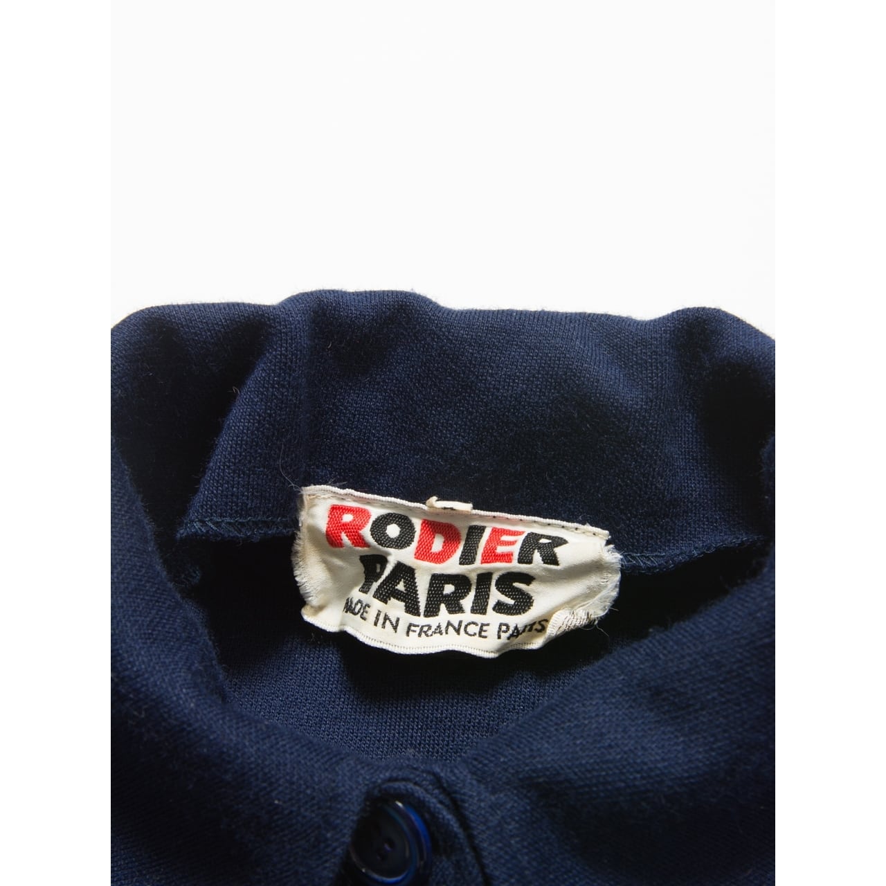 【RODIER PARIS】Made in France 70's jersey pullover blouse（ロディエ パリ フランス製ブルオーバージャージーブラウス）4a
