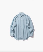 【ATON】COTTON CASHMERE LAWN OVERSIZED SHIRT
