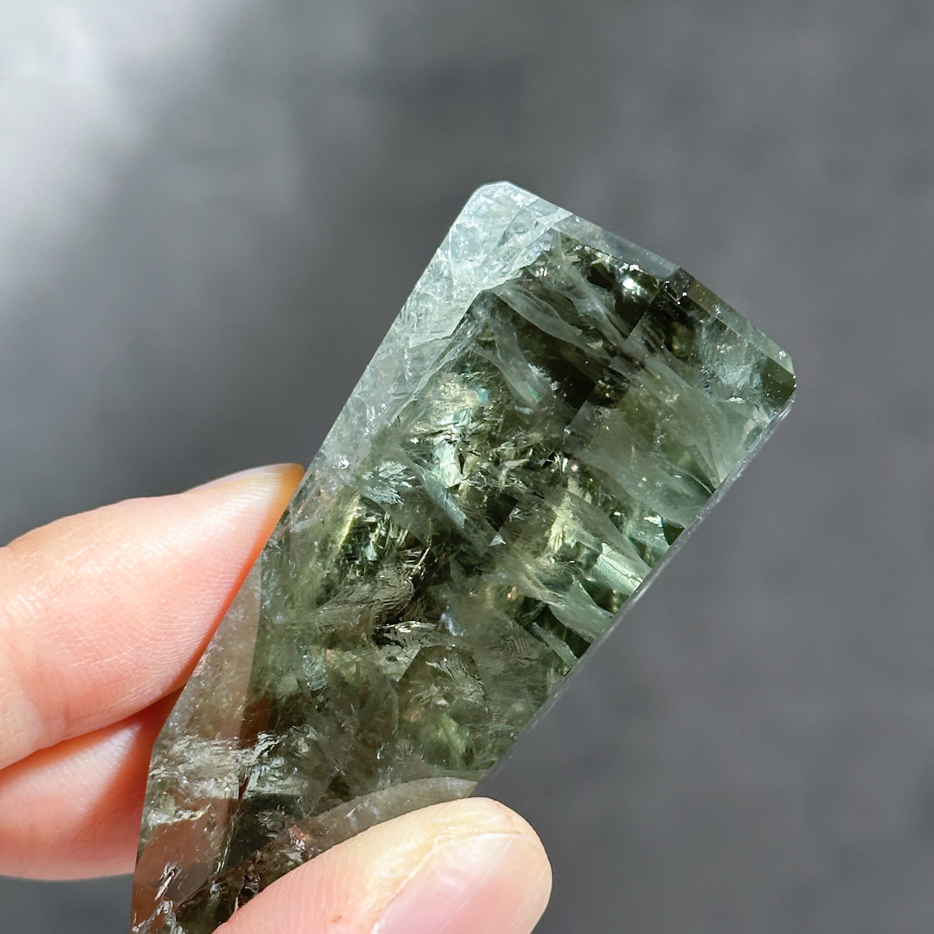 非加熱◎バイーア産グリーンアメジスト タワー22◇ Green Amethyst