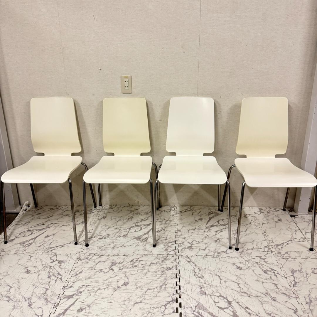 【廃盤/美品】IKEA GILBERT 4脚 ブラック スタッキングチェア 廃盤/美品】IKEA GILBERT 4脚 ブラック スタッキングチェア 【公式通販】