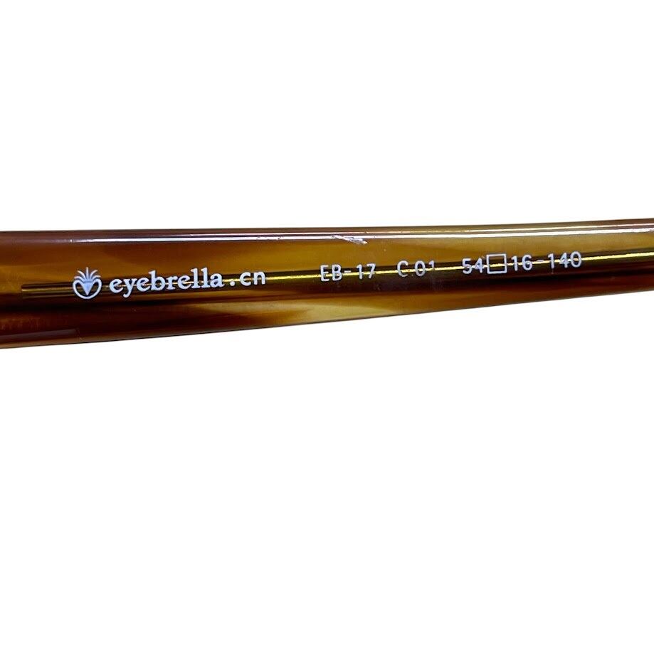 eyebrella/アイブレラ サングラス EB-17 クリアナチュラル べっ甲