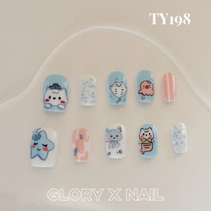 TY198 ネイルチップ サイズXS/S/M