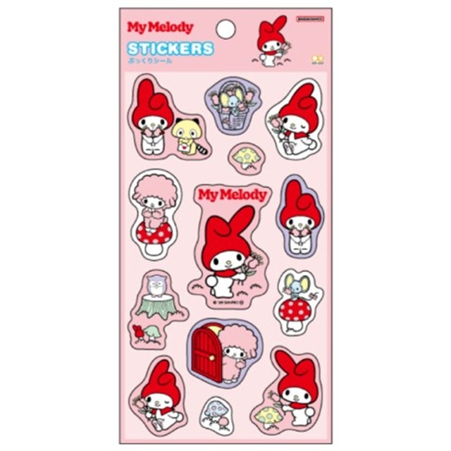 【ロット販売】【10入】ぷっくりシールレトロSC5マイメロディ(8821120)