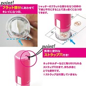 シャチハタ 印鑑 ハンコ キャップレス9N メールオーダー式 XL-CLN2/MO ピンク