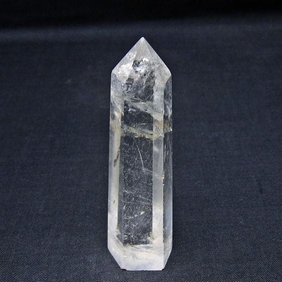 水晶 六角柱 ポイント 置物 一点物 142-11030