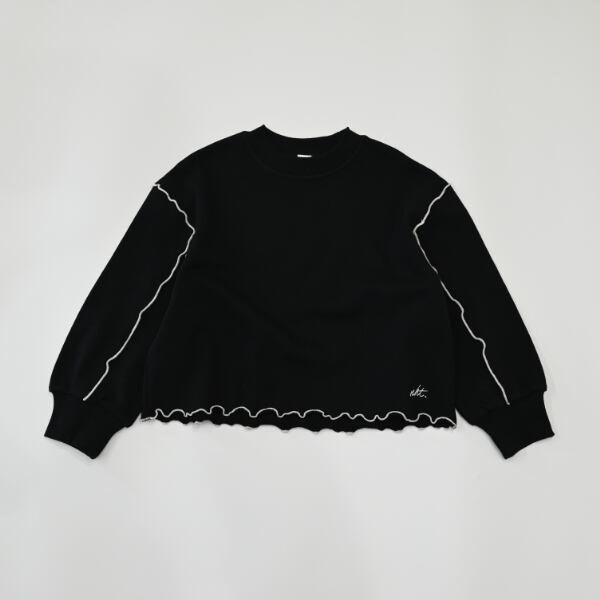 NHT (エヌ エイチ ティー) / メロートレーナー / ブラック / 110cm-150cm