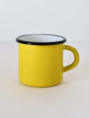 マグ ホーロー製 イエロー / Mug Yellow 8cm