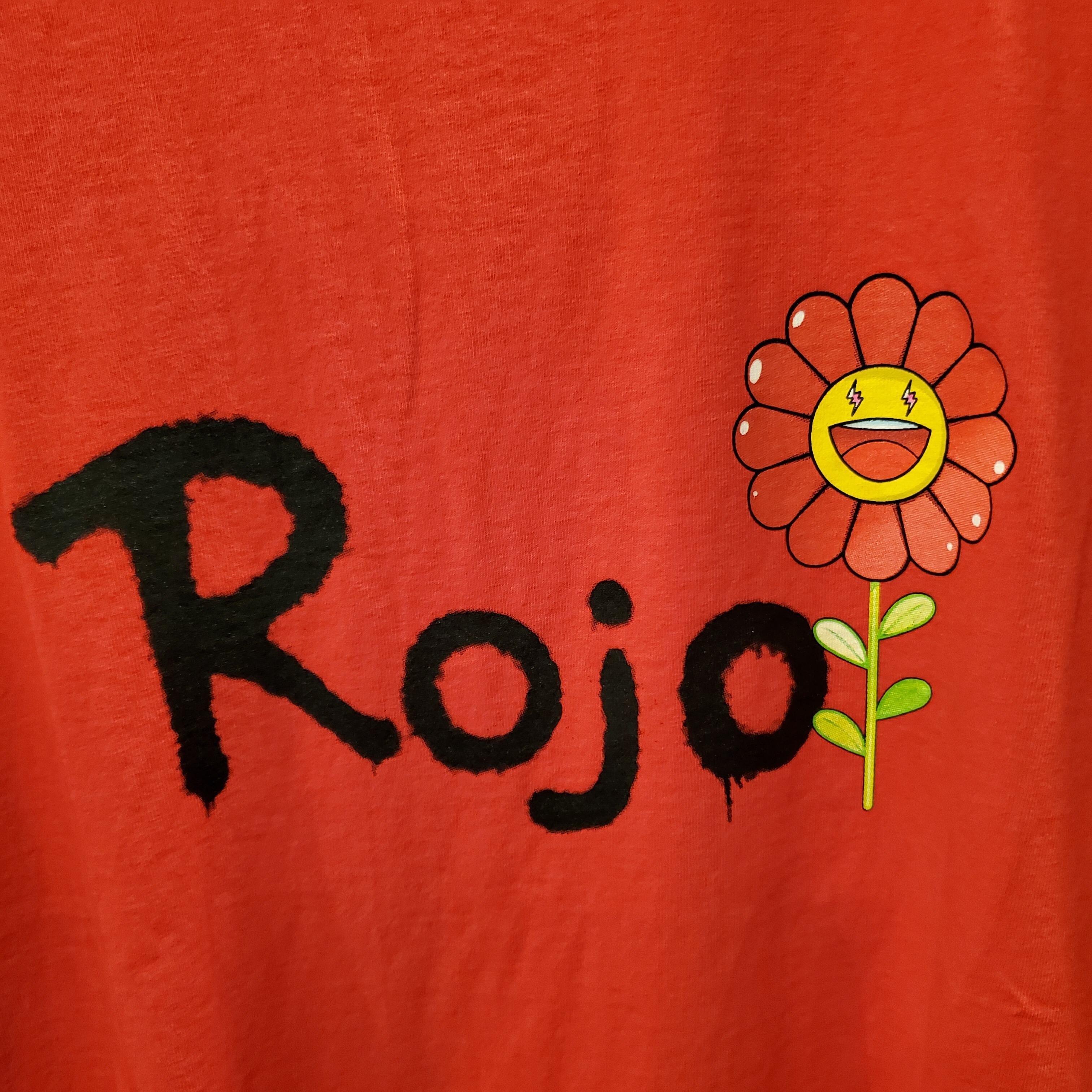 ムラカミタカシ MURAKAMITAKASHI  Rojo Flower Tee フラワープリントTシャツ メンズ L