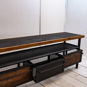 Black iron  low board RUGGED