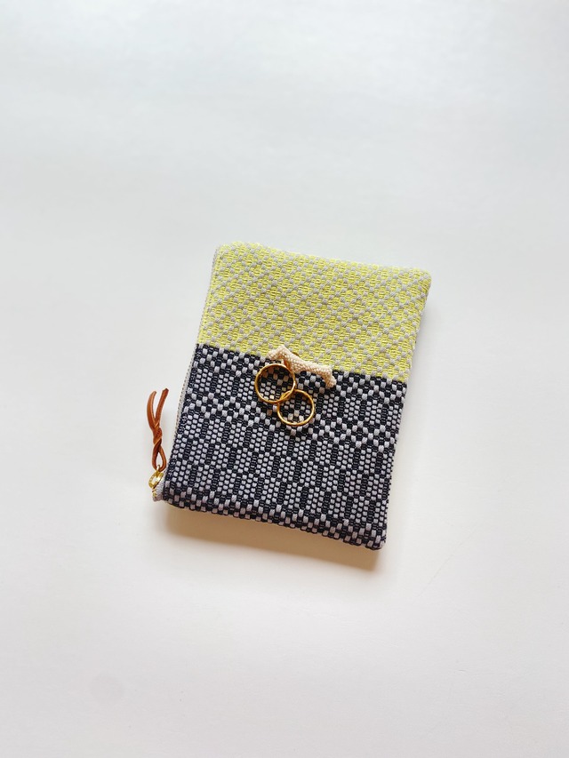 【14cm】Hand-woven mini pouch / 蕾