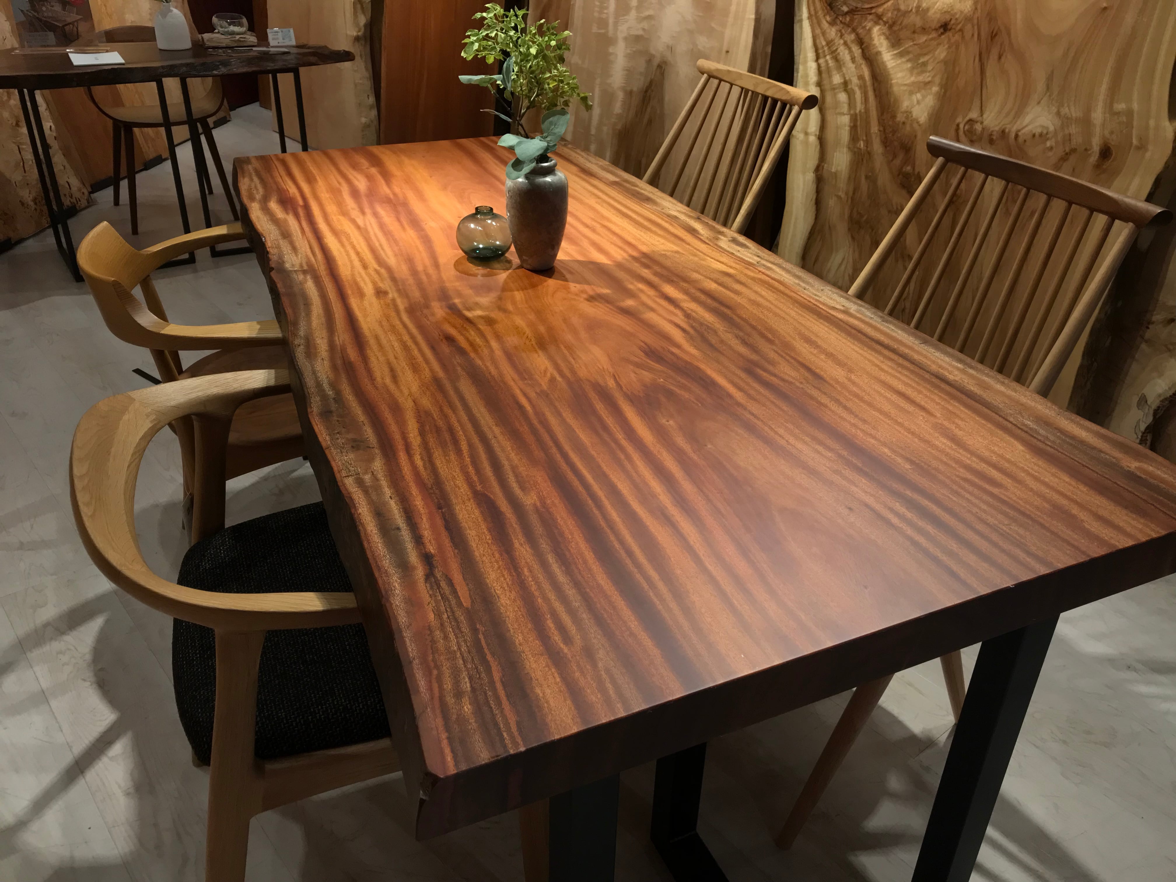 マホガニー_1800×900-800-760×60_横浜元町店_テーブル天板/一枚板