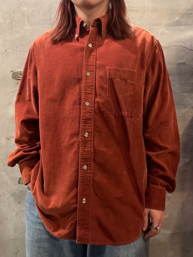 ［Good Color］Eddie Bauer Corduroy Shirt M