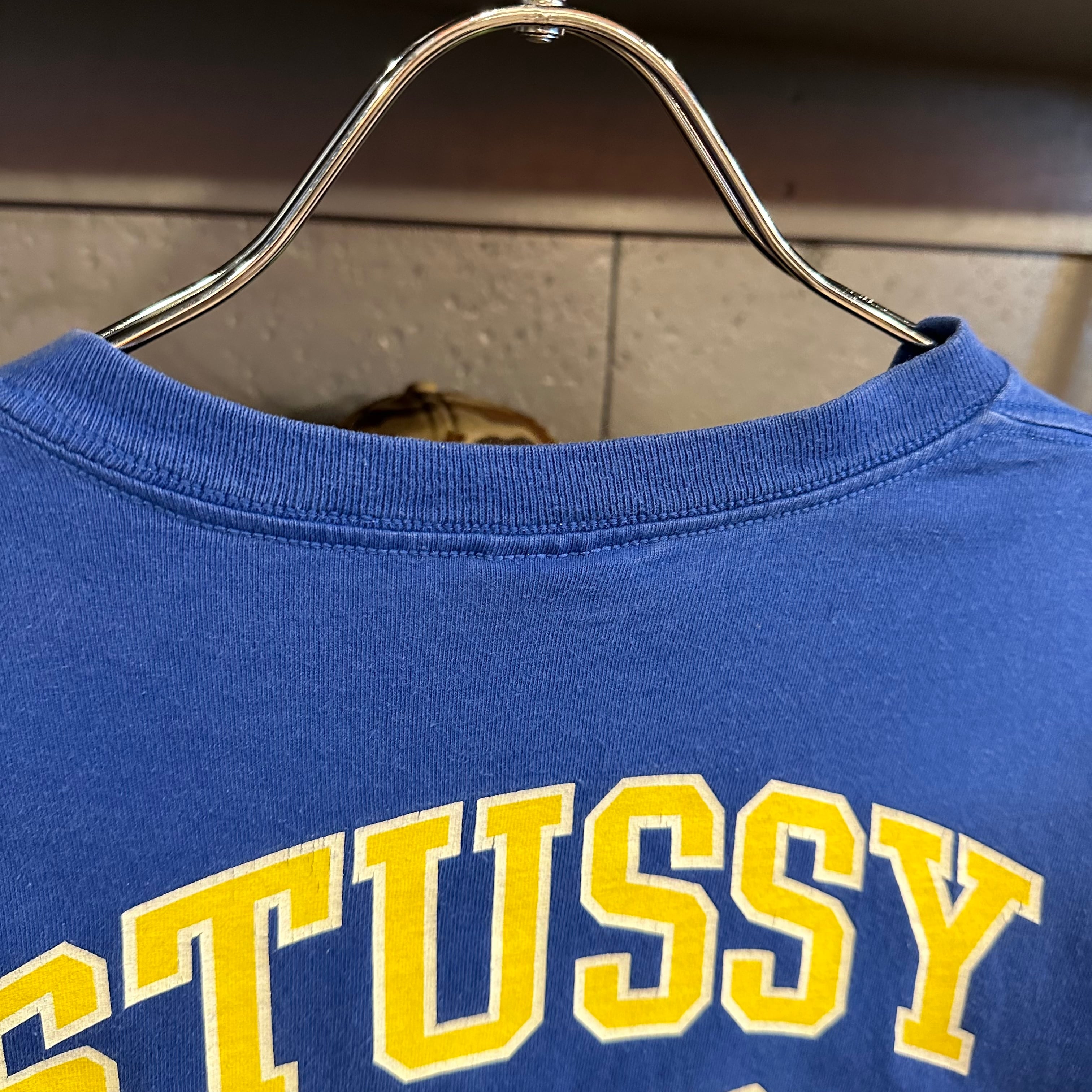 Stussy(USA)ビンテージコットンボーダーカーディガン