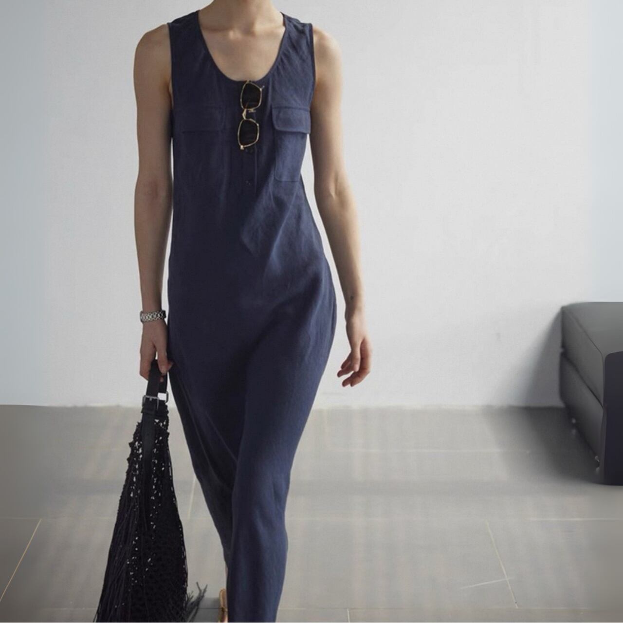 structured pocket dress 00349