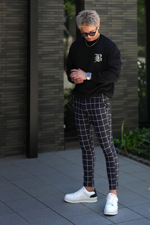 RHINE STONE SWEAT【BB24505】