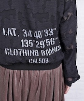 【直営限定ITEM】オパールシフォンフラワーTOPS CQ-47120H