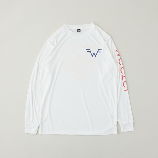 ELDORESO(エルドレッソ)weezer-E6 Long T(White)  メンズ・レディース ドライロングスリーブTシャツ