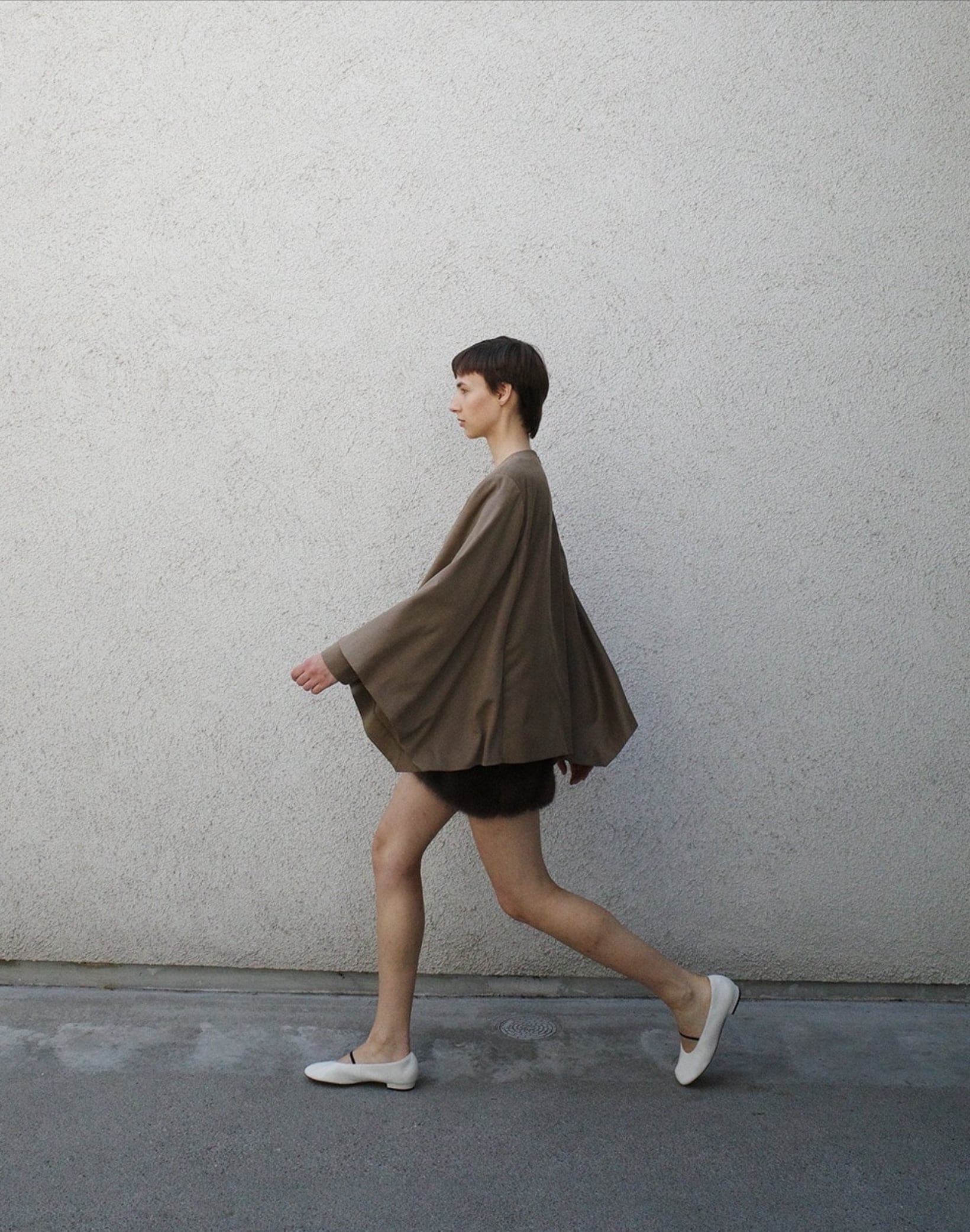 CLANE JACKET DETAIL CAPE TOPS | FLICKA ASHIYA