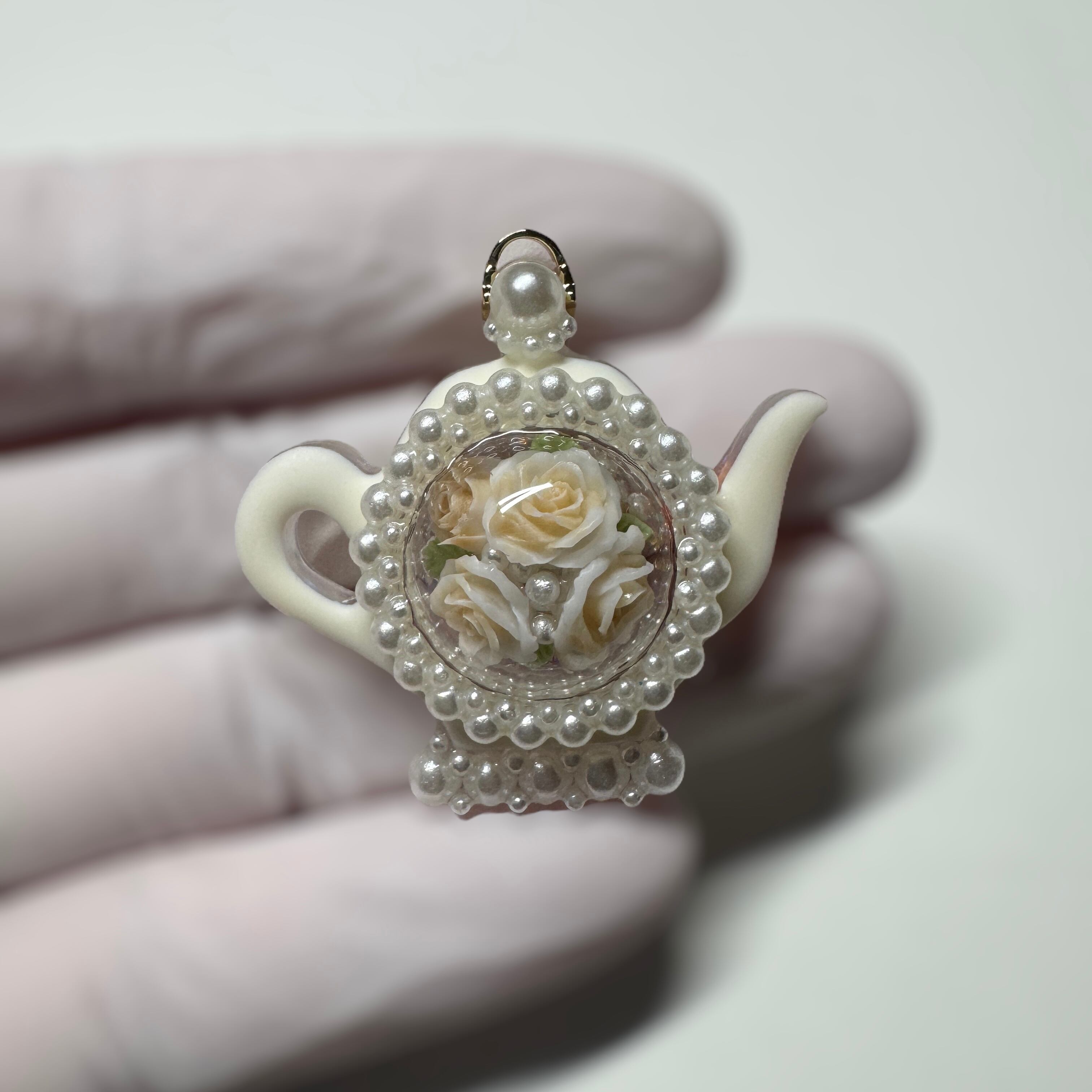 ブーケポットオルゴナイト／クリスタル／オルゴナイト ペンダント