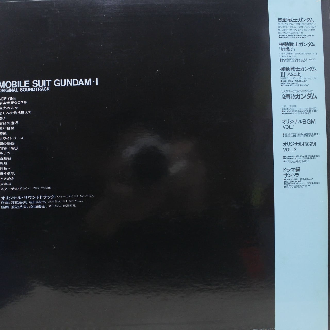 松山祐士 / 機動戦士ガンダム最新録音BGM集 Vol.1 [K25G-7017] - 画像2