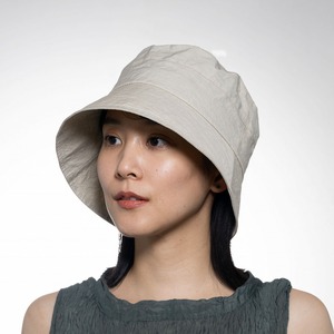 【2026年春夏】コットンナイロンアジャスター スリット バケット｜ベージュ／ブラック／カーキ／ブラウン