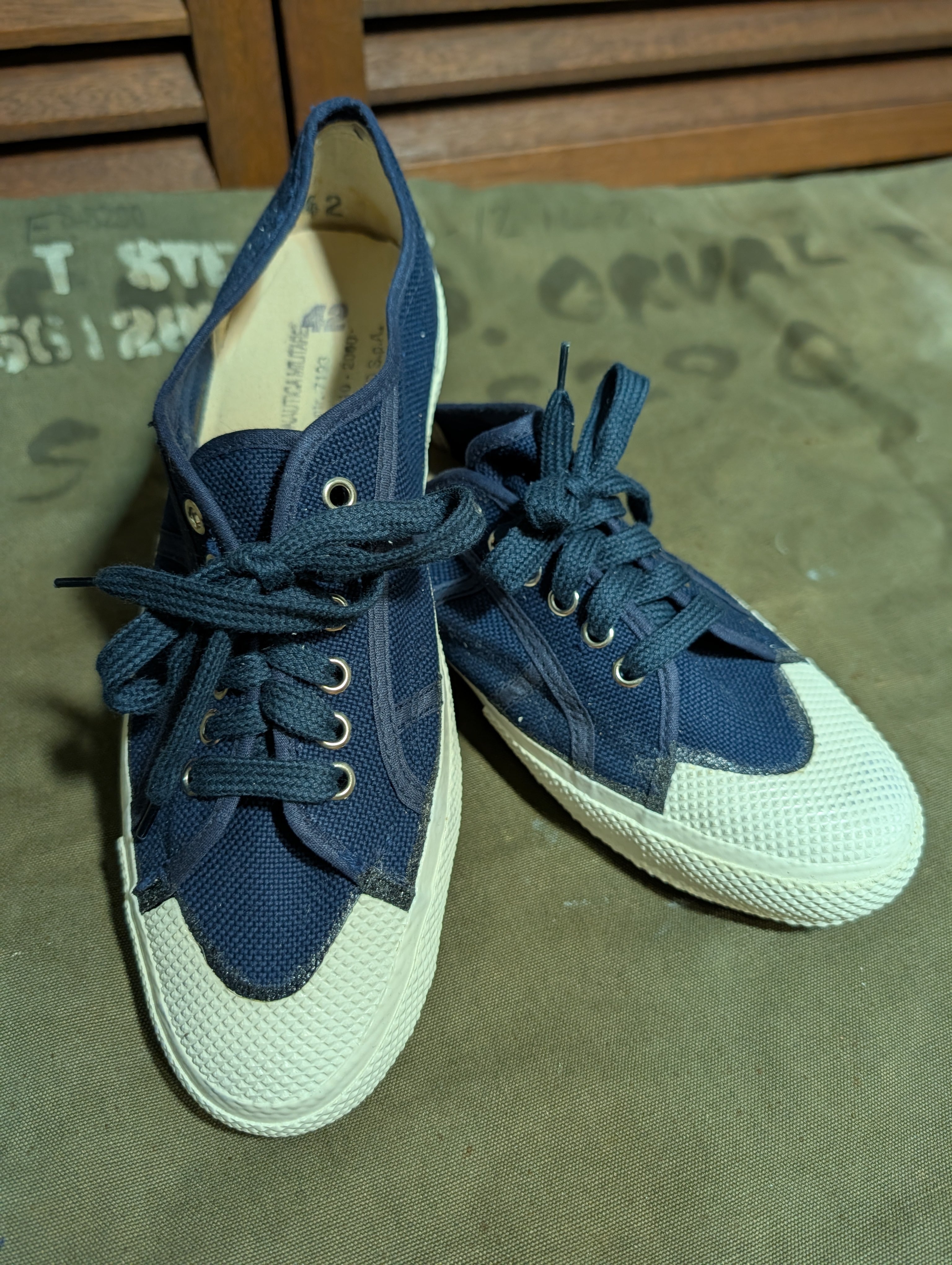 Italy Military Sailor Deck Shoes 42 DeadStock
