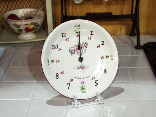 マニーローズ ❤タイル時計