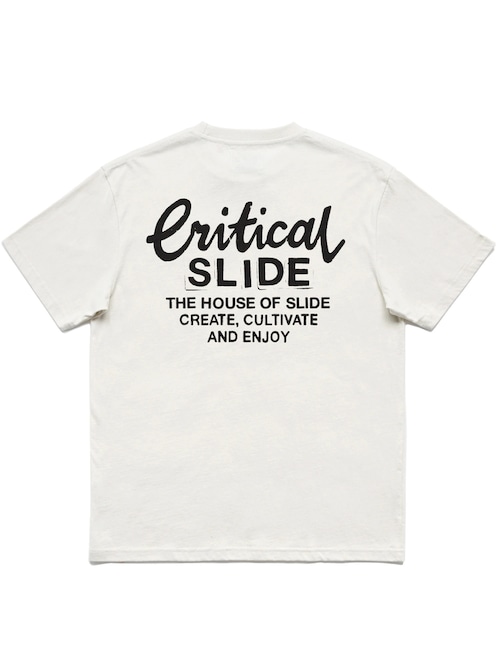 TCSS CRITICAL SLIDE クリティカルスライド CREATOR TシャツTE2108 CRITICAL WHITE