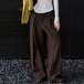 ピンストライプワイドレッグパンツ ・23646