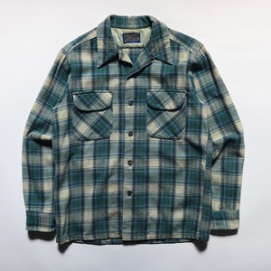 70S PENDLETON WOOL CHECKED L/S SHIRT