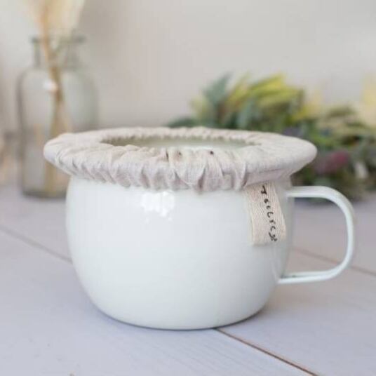 ホーローおまるカバー【カバーのみ】リネン製