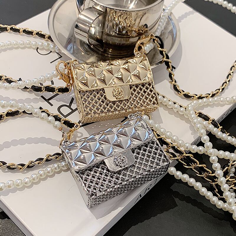 ミニパールチェーン メタル 真珠 ミニバッグ Tiancai_Wing_Bag26505636291