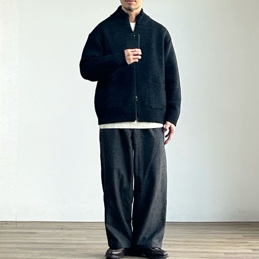 EEL Products ノルディックブルゾン　見附ニット EEL Products 