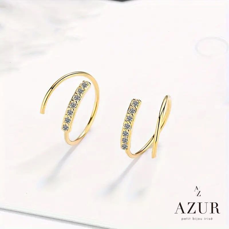 スパイラルフープピアス | AZUR Tokyo（アズールトーキョー）