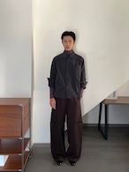 Nothingnoth 25AW Polo Collar Long Sleeve Shirt