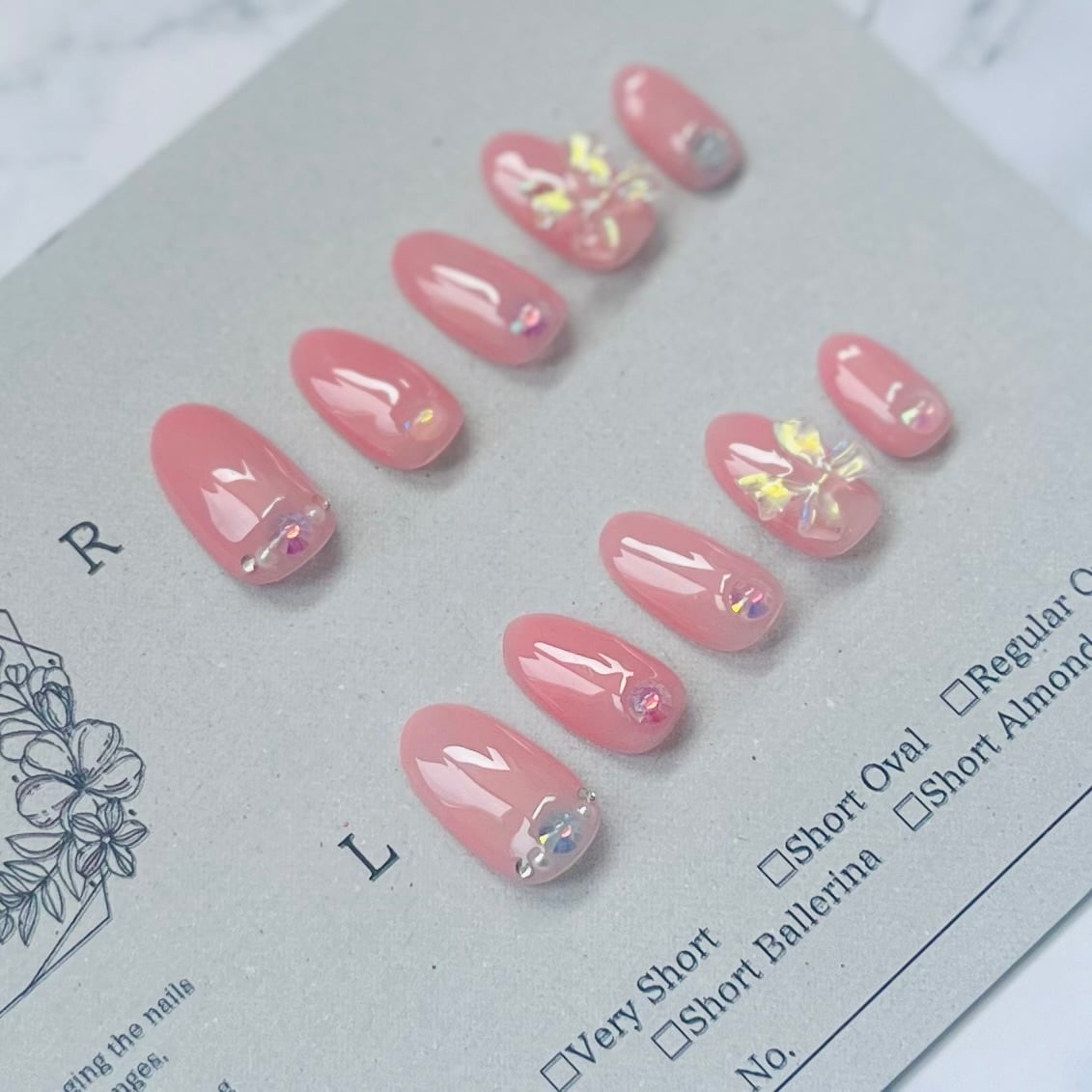 No.002 ピンクリボンネイル | SORAUTA NAIL No.002 ピンクリボンネイル | SORAUTA NAIL
