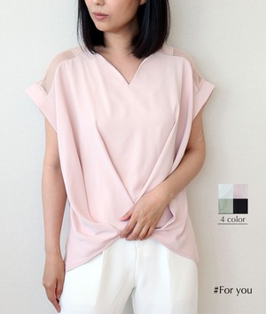 【新作入荷】フロントV型ドルマントップス_a0062204008